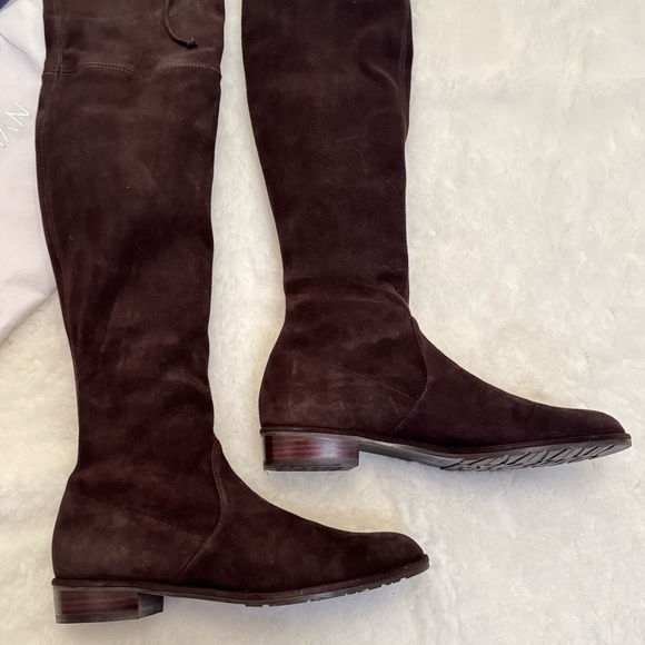 Stuart Weitzman Lowland Brown Boots - size 7.5 - Picture 2 of 8
